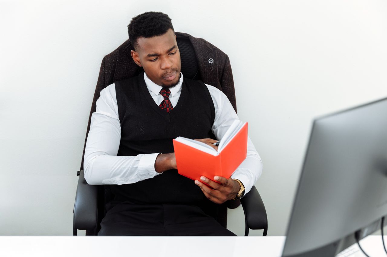 Software developer working on advanced technology